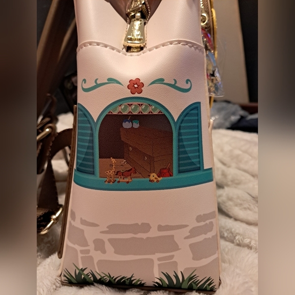 NWT Loungefly WonderCon 2023 Disney Pinocchio Cuckoo Clock Backpack And Wallet - Picture 6 of 10
